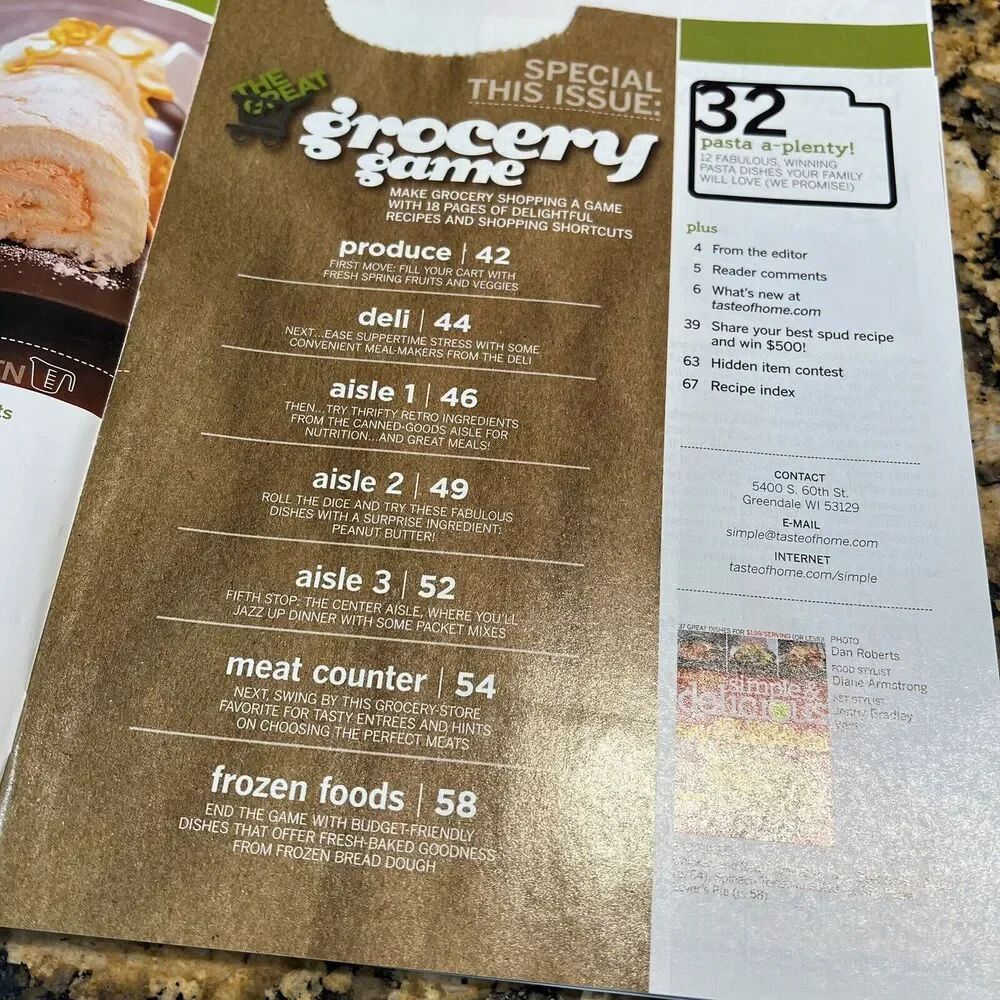 Taste Of Homes Simple and Delicious Back Issues Recipes Magazines 2008 set Of 6